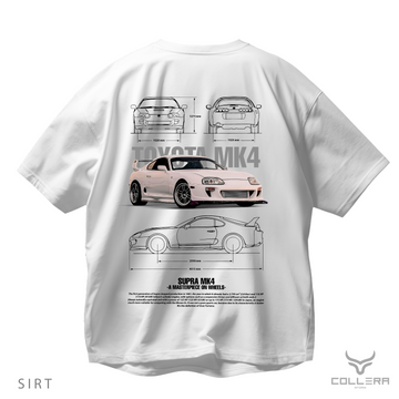 Supra Mk4 Blanca - Oversize T-Shirt