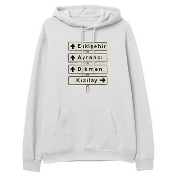 Ankara Kızılay Tabelası - Regular Hoodie