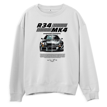 R34 x MK4 - Regular Sweatshirt