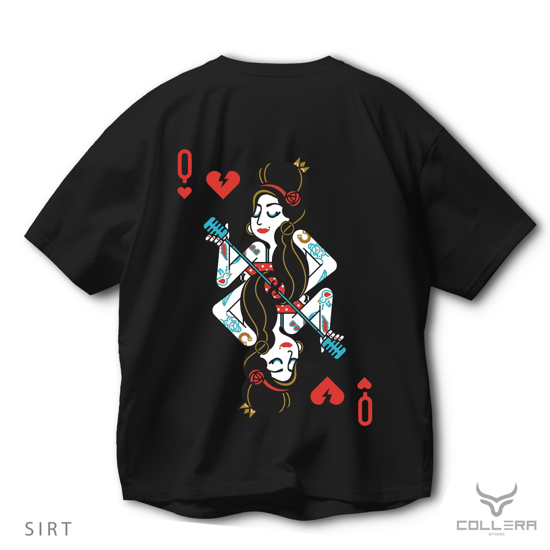 Queen of Hearts - Oversize T-Shirt