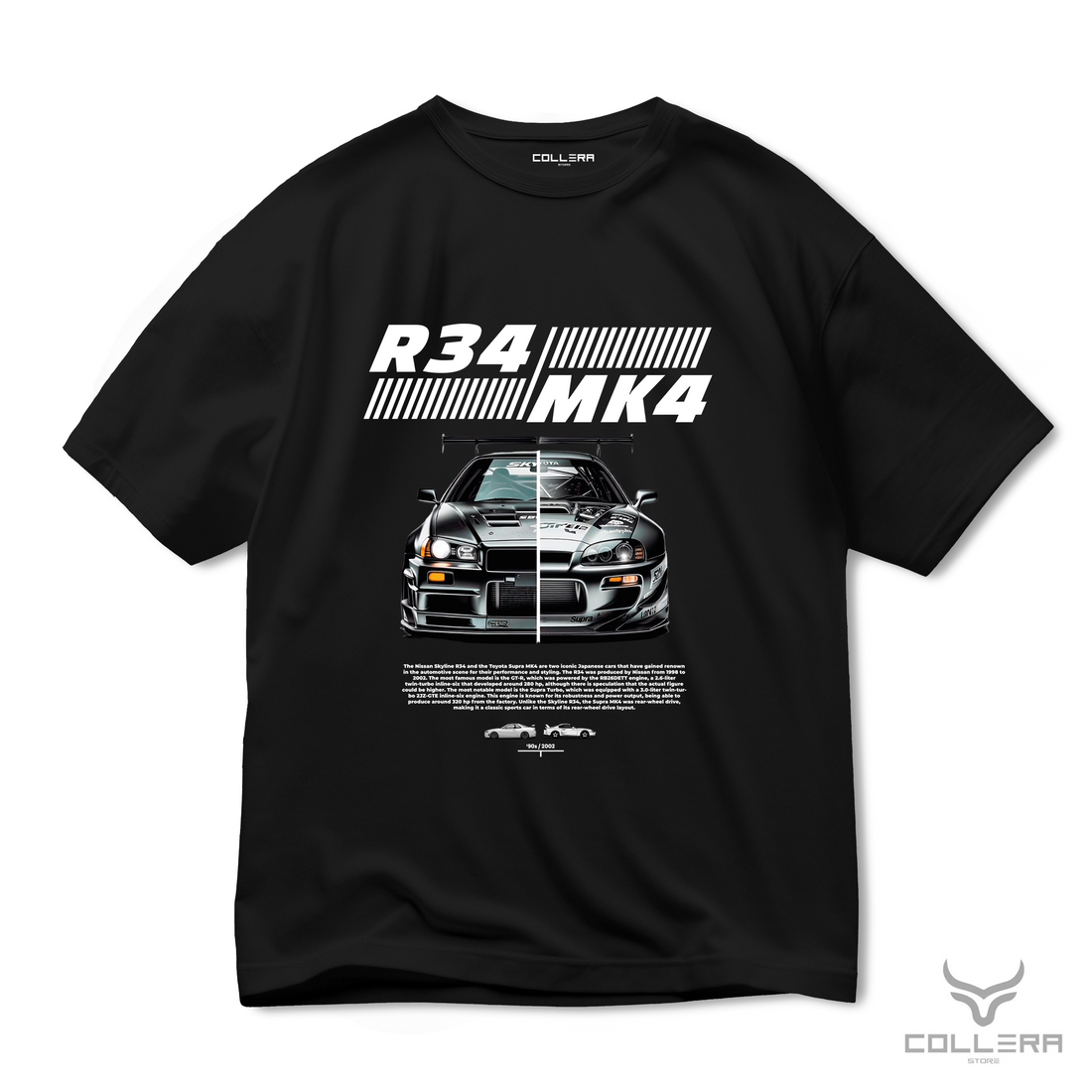 R34 x MK4 - Oversize T-Shirt